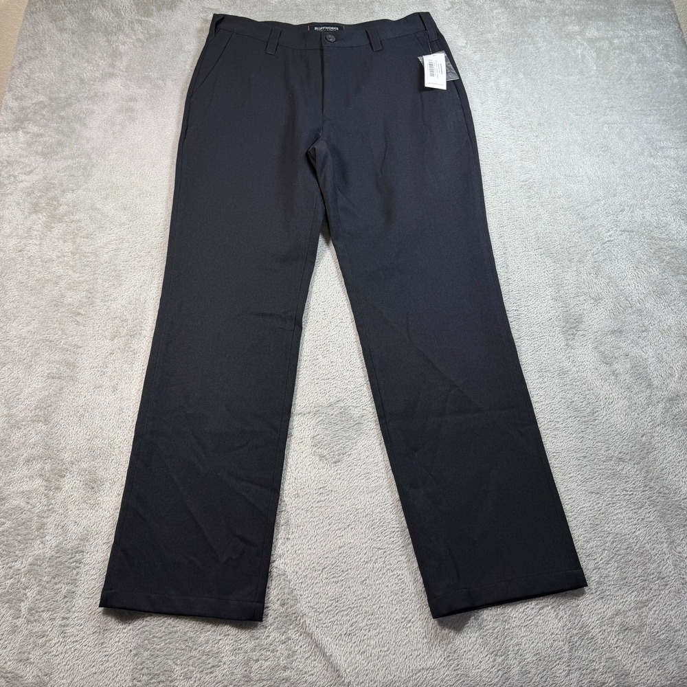 Bluffworks Gramercy Pant Mens 31x30 Asphalt Black Regular Fit Travel Chino NWT